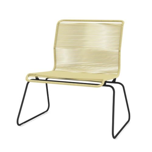 Montana Panton One Lounge Stol SH: 40 cm - Black/Vincent