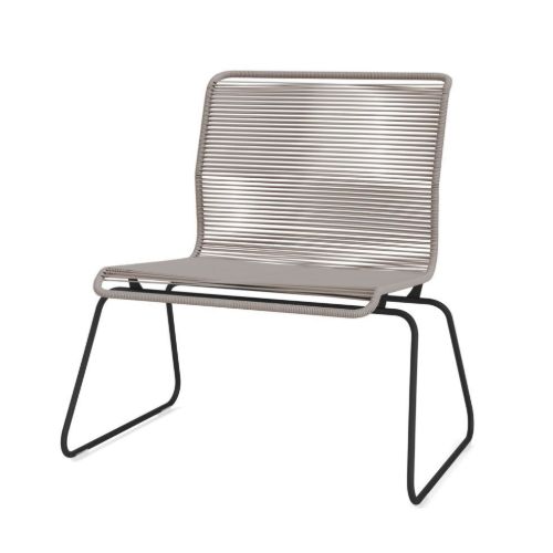 Montana Panton One Lounge Stol SH: 40 cm - Black/Carmen