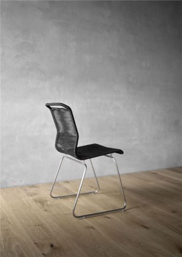 Montana Panton One Lounge Stol SH: 40 cm - Stainless Steel/Clark