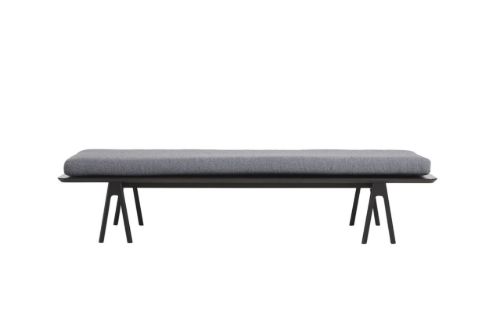 Woud Level Daybed L: 190 cm - Grey/Black Oak