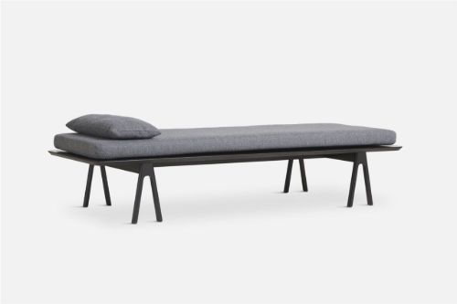Woud Level Daybed L: 190 cm - Grey/Black Oak