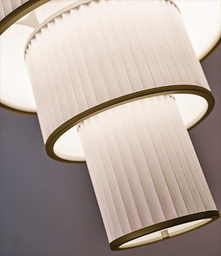 Le Klint PLIVELLO 112 Pendel Ø: 48 cm - Golden/Hvid