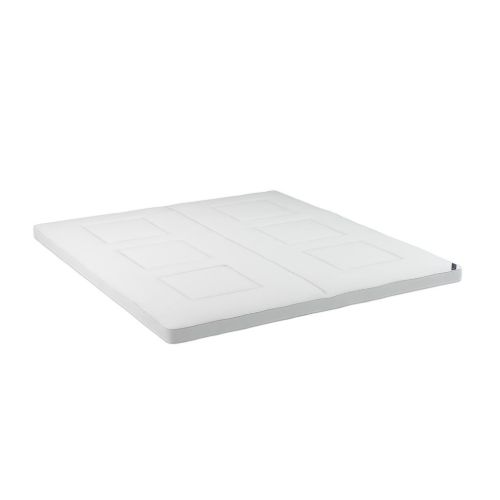 GOD NAT Odin Deluxe Natur Latex 60 Vendbar Sommer/Vinter Topmadras 120x200cm - Hvid