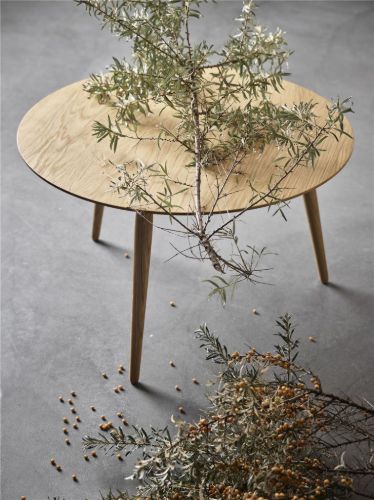 Bruunmunch PLAYround Coffee Table Ø: 52 cm H: 50 cm - Natural Oak