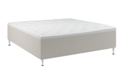 GOD NAT Odin Boxmadras 210x210 cm - Møbeltekstil/Sand VARESÆT