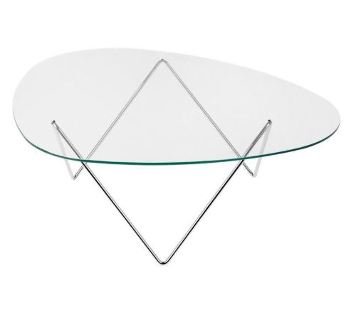 GUBI Pedrera Coffe Table 106x86x38 cm - Chrome Base