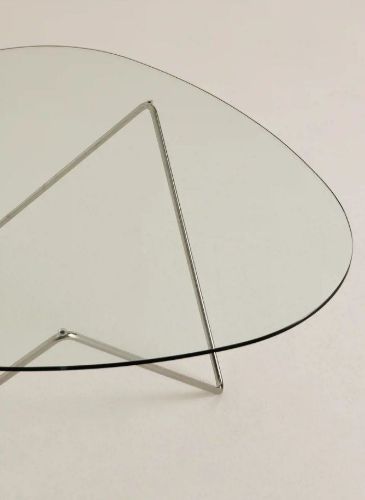 GUBI Pedrera Coffe Table 106x86x38 cm - Chrome Base