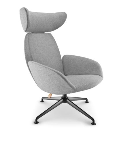 Eva Solo Laze Chair lænestol SH: 41 cm  - Grey Blend 0074