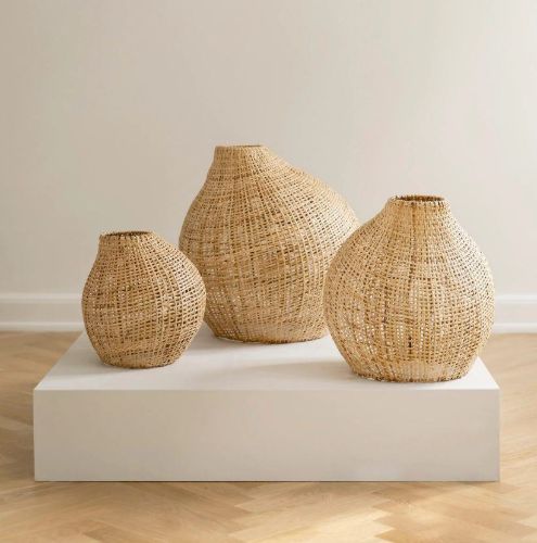 Sika-Design Figura Lampeskærm Stor Ø: 50 cm - Natur