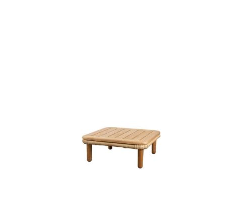 Cane-line Outdoor Arch Sofabord m. Teak Bordplade 73x73 cm - Natural/Taupe