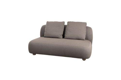 Cane-line Outdoor Capture 2 Pers. Sofa Modul inkl. AirTouch Hynder B: 150 cm - Taupe