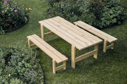 HAY Weekday Bench B: 111 cm - Lacquered Pinewood
