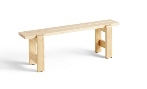 HAY Weekday Bench B: 140 cm - Lacquered Pinewood