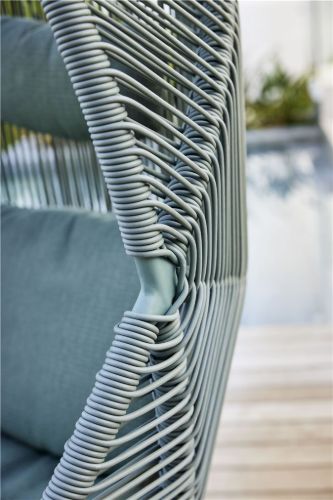 Cane-line Outdoor Hive Hængestol inkl. Reb og Hynder - Dusty Green/Taupe