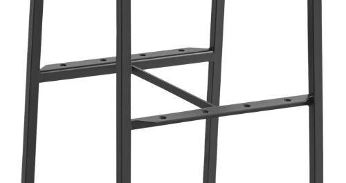HAY Balcony Bar Stool High H: 75 cm - Anthracite