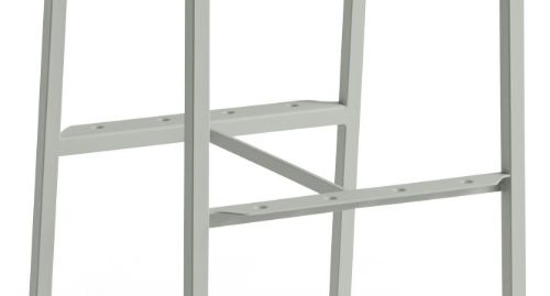 HAY Balcony Bar Stool High H: 75 cm - Desert Green