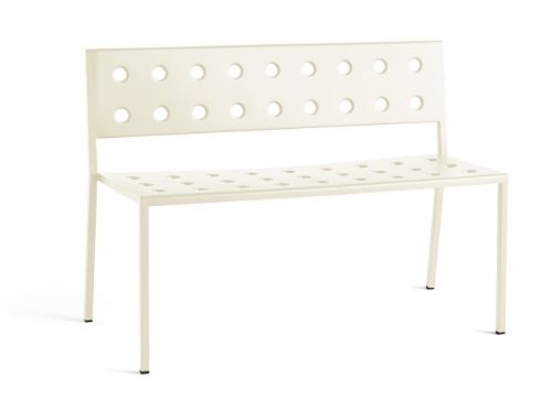 HAY Balcony Dining Bench L: 114 cm - Chalk Beige