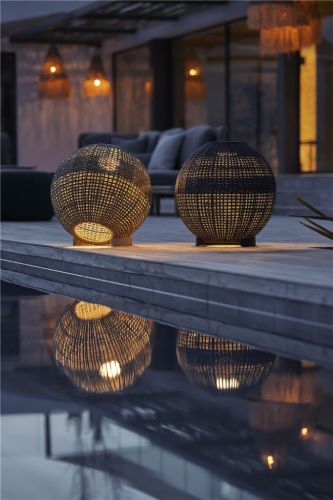 Cane-line Outdoor Illusion Rund Lampe Ø: 51 cm - Dark Grey VARESÆT