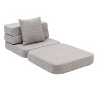 Billede af By KlipKlap KK 3 Fold Sofa Single L: 75 cm - Multi Grey/Grey