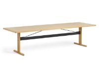 Billede af HAY Passerelle Table 300x95x74 cm - Oak/Ink Black Crossbar