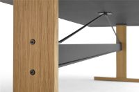 Billede af HAY Passerelle Table 300x95x74 cm - Oak/Ink Black Crossbar