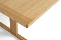 Billede af HAY Passerelle Table 300x95x74 cm - Oak/Ink Black Crossbar