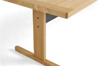 Billede af HAY Passerelle Table 300x95x74 cm - Oak/Ink Black Crossbar
