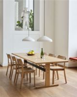 Billede af HAY Passerelle Table 300x95x74 cm - Oak/Ink Black Crossbar