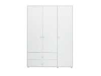 Billede af FLEXA Roomie Garderobeskab 3 Låger + 2 Skuffer H: 202.5 cm - Hvid