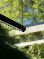 Billede af HAY Factor Linear Suspension Lamp Diffused L: 152 cm - Soft Black 