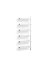Billede af HAY Pier System 100 Add-On 80x209 cm - PS White Steel/Clear Anodised Profiles