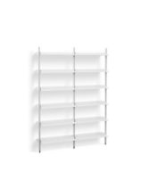 Billede af HAY Pier System 102 2 Columns 162x209 cm - PS White Steel/Clear Anodised Profiles