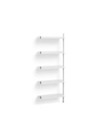 Billede af HAY Pier System 110 Add-On 80x209 cm - PS White Steel/Clear Anodised Profiles