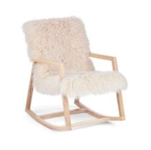 Billede af Natures Collection Rocking Chair with Sheepskin Cover B: 78 cm - Ash