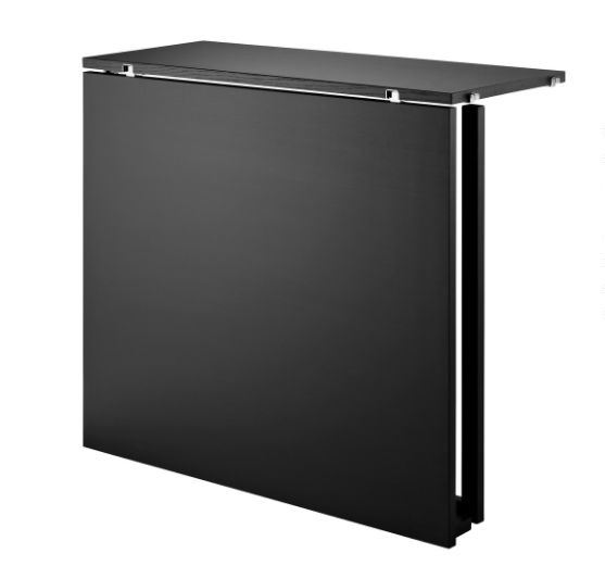 Billede af String Furniture Folding Table B: 78 cm - Black Stained Ash/Black 