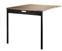 Billede af String Furniture Folding Table B: 78 cm - Walnut/Black 