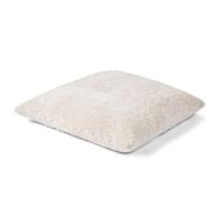Billede af Natures Collection Maxi Float Cushion New Zealand Sheepskin Short Wool Double Side 90x90 cm - Pearl