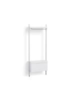 Billede af HAY Pier System 1001 1 Column 82x209 cm - PS White Steel/Clear Anodised Profiles