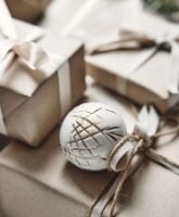 Billede af Frederik Bagger Crispy Christmas Porcelain Ball Ø: 6,5 cm - Hvid/Guld