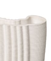 Billede af Ferm Living Moire Vase H: 30 cm - Off White 