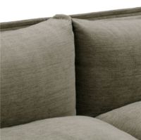 Billede af Wendelbo Kite 2,5 Seater Sofa L: 230 cm - Sortbejdset Eg/Roco Col. 8