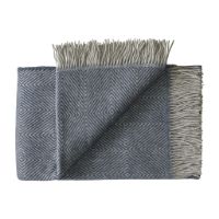 Billede af Silkeborg Uldspinderi Livø Plaid 140x240cm - Fjord