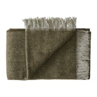Billede af Silkeborg Uldspinderi Livø Plaid 140x240cm - Seaweed