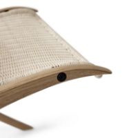 Billede af &Tradition X HM10 Lounge Chair SH: 46 cm - Natural Rattan/Eg