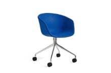 Billede af HAY AAC 25 About A Chair SH: 46 cm - Polished Aluminium/Divina 756