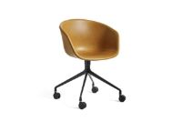 Billede af HAY AAC 25 About A Chair SH: 46 cm - Black Powder Coated Aluminium/Sense Cognac