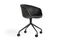 Billede af HAY AAC 25 Soft About A Chair SH: 46 cm - Black Powder Coated Aluminium/Sense Black