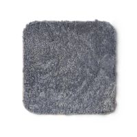 Billede af Natures Collection Zero Waste Seat Cover New Zealand Sheepskin Short Wool 35x35 cm - Light Grey