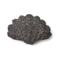 Billede af Natures Collection Shell Cushion of New Zealand Sheepskin Short Wool Small 35x50 cm - Anthracite