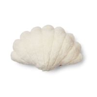 Billede af Natures Collection Shell Cushion of New Zealand Sheepskin Short Wool Small 35x50 cm - Ivory